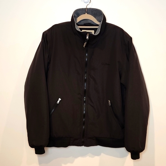 L.L. Bean Jackets & Coats Ll Bean Warm Up Jacket Fleece Lined Black